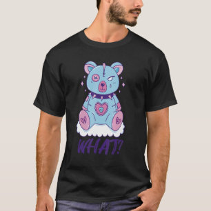 Gruseliger Teddy Was Horror Mörderischer Teddybär  T-Shirt