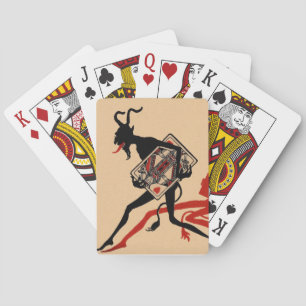 Gruseliger Teufel Spielkarten