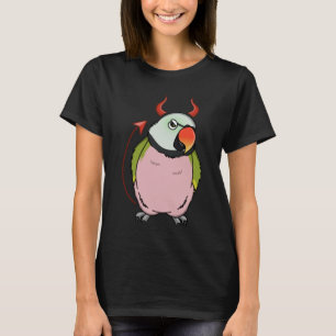 Gruseliger Teufelskostüm-Papagei I Schnurrbart Sit T-Shirt