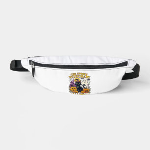 Gruseliger Tierarzt Halloween Crew Schwarze Katze Bauchtasche