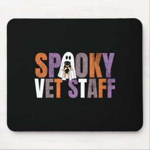 Gruseliger Tierarztpersonal-Geisterhund Veterinärm Mousepad