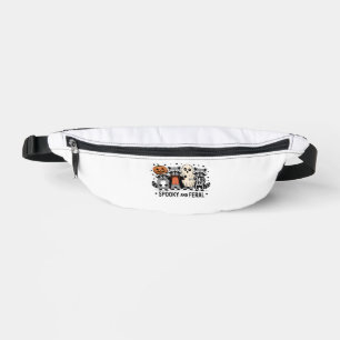 Gruseliger und verwilderter lustiger Halloween-Was Bauchtasche