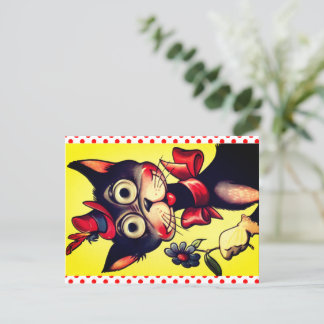 GRUSELIGER VALENTINSTAG POSTKARTE