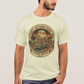Gruseliger Vintage-Autobahn-Trip Halloween Retro-R T-Shirt
