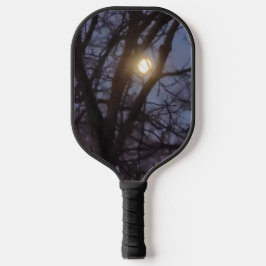 Gruseliger Vollmond Pickleball Schläger