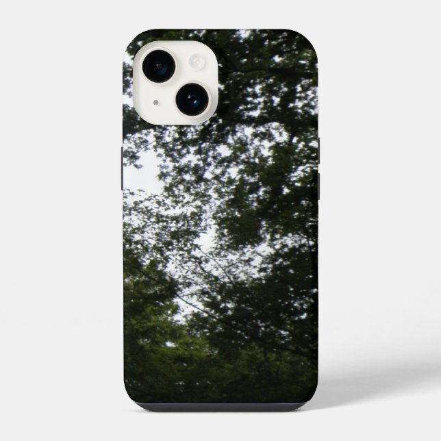 Gruseliger Wald iPhone Hülle (Rückseite)