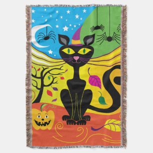 Gruseliger Windkatze Decke