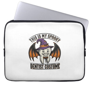 Gruseliger Zahnarzt-Kostüm Halloween Zahnarzt-Shir Laptopschutzhülle