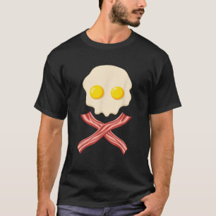 Gruseliges Ei Speck Schädel Geist Gesicht Monster T-Shirt