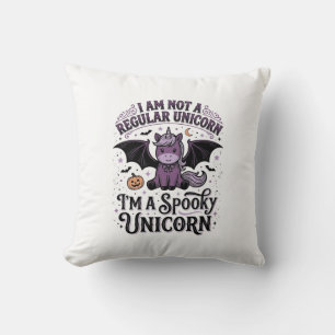 Gruseliges Einhorn Halloween Vintage Gravur Shirt_ Kissen