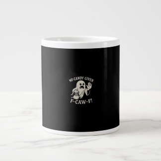 Gruseliges F-Caw-F-Grafik ohne Rücksicht Jumbo-Tasse