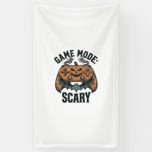 Gruseliges Gamer-Shirt Vintage-Halloween-Controlle Banner