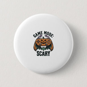 Gruseliges Gamer-Shirt Vintage-Halloween-Controlle Button