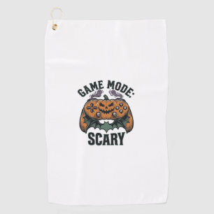 Gruseliges Gamer-Shirt Vintage-Halloween-Controlle Golfhandtuch