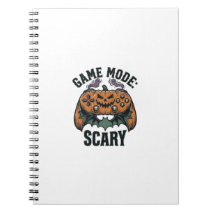 Gruseliges Gamer-Shirt Vintage-Halloween-Controlle Notizblock