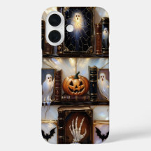 Gruseliges gemütliches iPhone-Case Geist-Kürbis-Bü