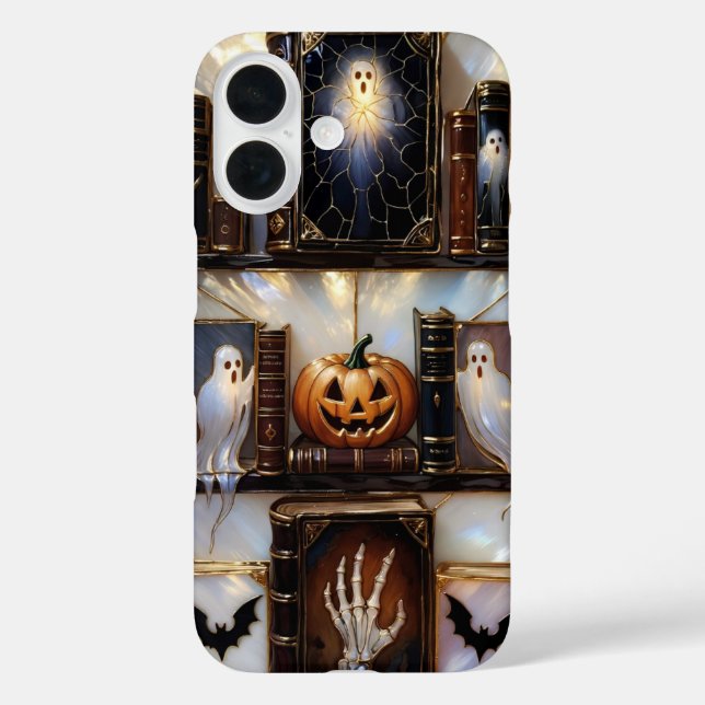 Gruseliges gemütliches iPhone-Case Geist-Kürbis-Bü Case-Mate iPhone Hülle (Rückseite)