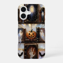 Gruseliges gemütliches iPhone-Case Geist-Kürbis-Bü