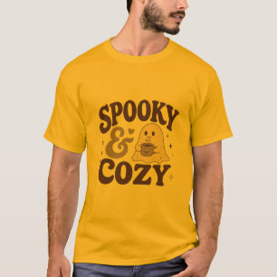 Gruseliges & gemütliches süßes Halloween-Kaffeedes T-Shirt