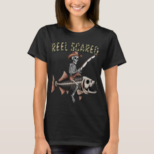 Gruseliges Halloween-Angeln T-Shirt