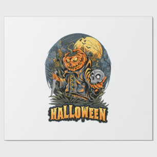 Gruseliges Halloween Geschenkpapier