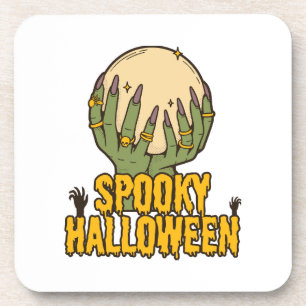 gruseliges Halloween Getränkeuntersetzer