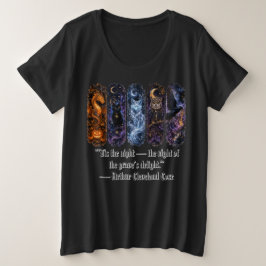 Gruseliges Halloween Große Größe T-Shirt