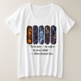Gruseliges Halloween Große Größe T-Shirt