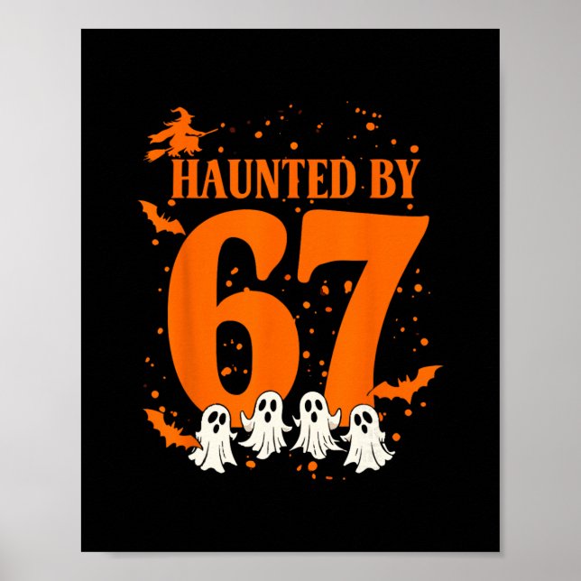 Gruseliges Halloween Heimgesucht 67 Nummer 67 Sech Poster (Vorne)