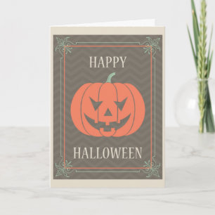 Gruseliges Halloween Karte