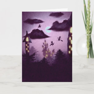 Gruseliges Halloween Karte