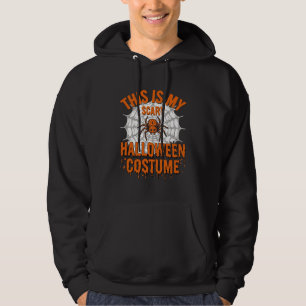 Gruseliges Halloween-Kostenetz Spinnennetz Vintage Hoodie