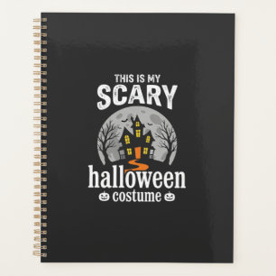 Gruseliges Halloween-Kostenüm-Design für ein Spukh Planer