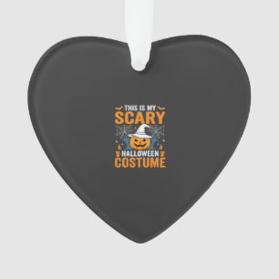 Gruseliges Halloween-Kostenüm Kürbis-Hexen-Design Ornament