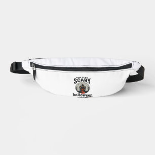 Gruseliges Halloween-Kostenüm Spukhaus Vektor Desi Bauchtasche