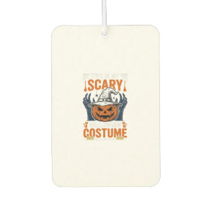 Gruseliges Halloween-Kostüm Kürbis Hexenhut Shirt_ Autolufterfrischer