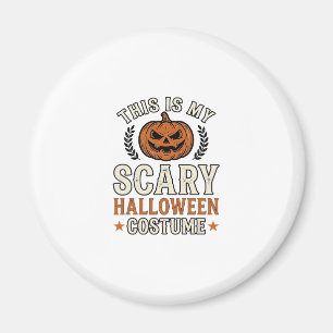Gruseliges Halloween-Kostüm-Kürbis-Vintage-Shirt-D Magnet