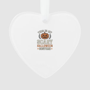 Gruseliges Halloween-Kostüm Kürbis Vintage-Shirt D Ornament