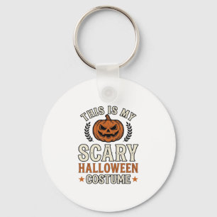 Gruseliges Halloween-Kostüm Kürbis Vintage-Shirt D Schlüsselanhänger