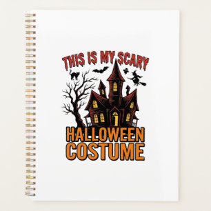 Gruseliges Halloween-Kostüm Spukhaus Vintage-Shirt Planer