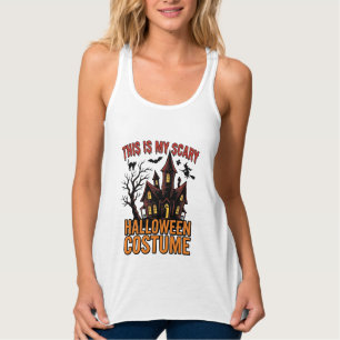 Gruseliges Halloween-Kostüm Spukhaus Vintage-Shirt Tank Top