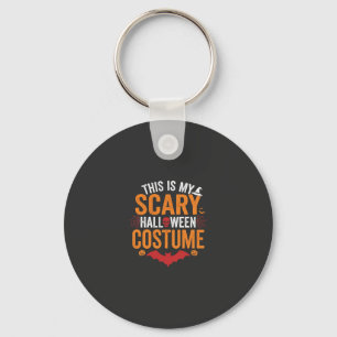 Gruseliges Halloween-Kostüm-Typografie-Fledermaus- Schlüsselanhänger