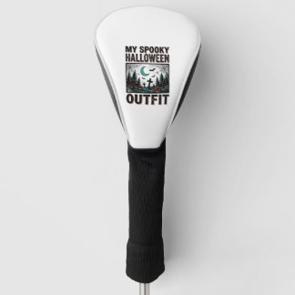 Gruseliges Halloween-Kostüm Vintage-Friedhof-T-Shi Golf Headcover