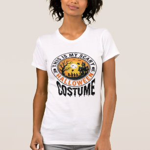 Gruseliges Halloween-Kostüm Vintage Gravur Shirt D