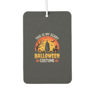 Gruseliges Halloween-Kostüm Vintage-Sonnenuntergan Autolufterfrischer