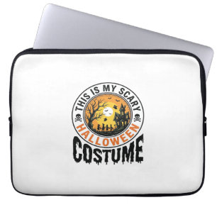 Gruseliges Halloween-Kostüm Vintage-Stickerei-Shir Laptopschutzhülle