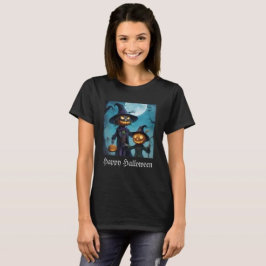 Gruseliges Halloween-Kürbis-Duo T-Shirt