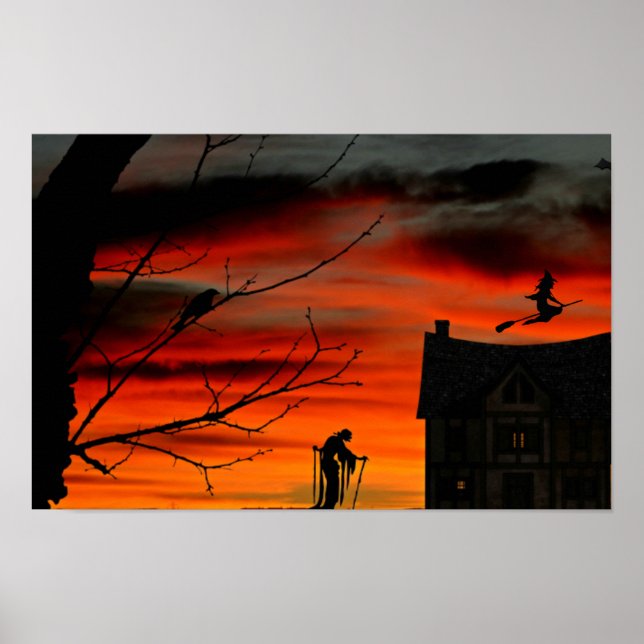 Gruseliges Halloween. Poster (Vorne)