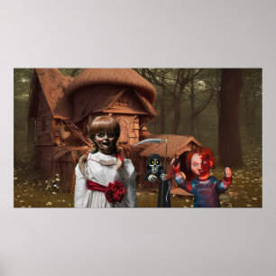 Gruseliges Halloween. Poster