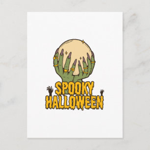 gruseliges Halloween Postkarte